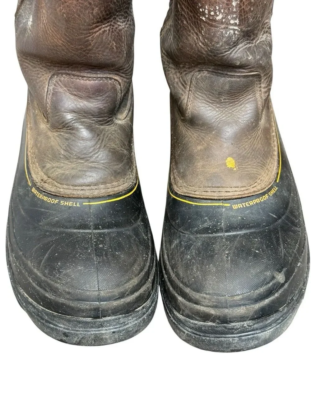 Georgia Boot Muddog 2 Men's 12 M Waterproof Pull On Work Wellington Boots Brown